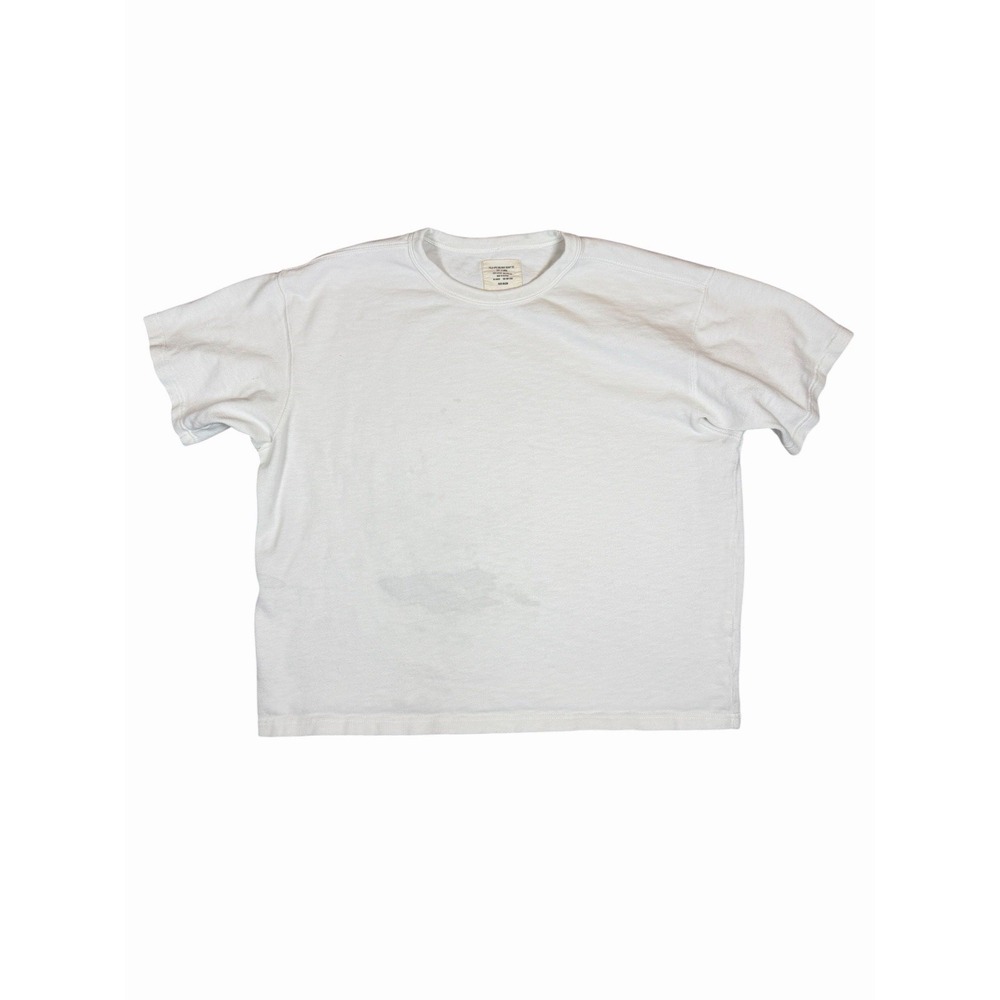 Buck Mason Field-Spec 505 Heavy Tee Men's XL White 100% Cotton USA Style READ